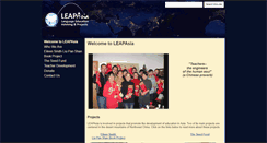 Desktop Screenshot of leapasia.org