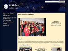 Tablet Screenshot of leapasia.org